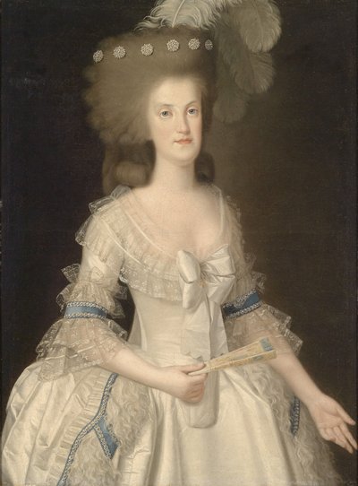 Portrait of Queen Maria Carolina of Naples (1752-1814), Born Archduchess of Austria by Agustín Esteve